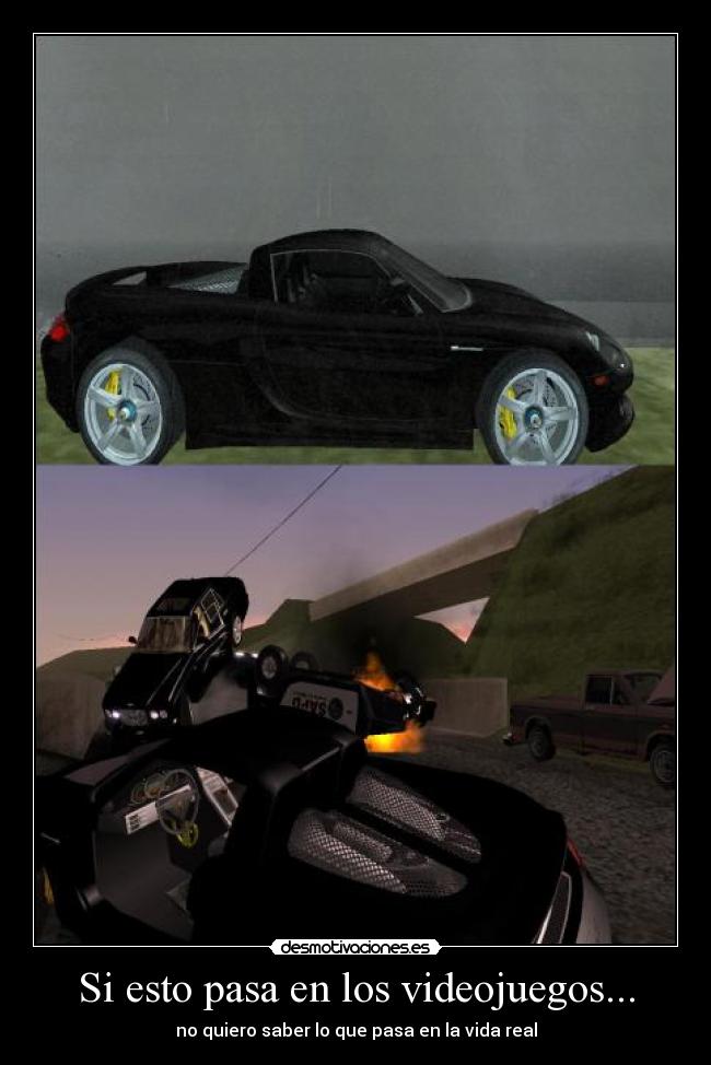 Si esto pasa en los videojuegos... - no quiero saber lo que pasa en la vida real