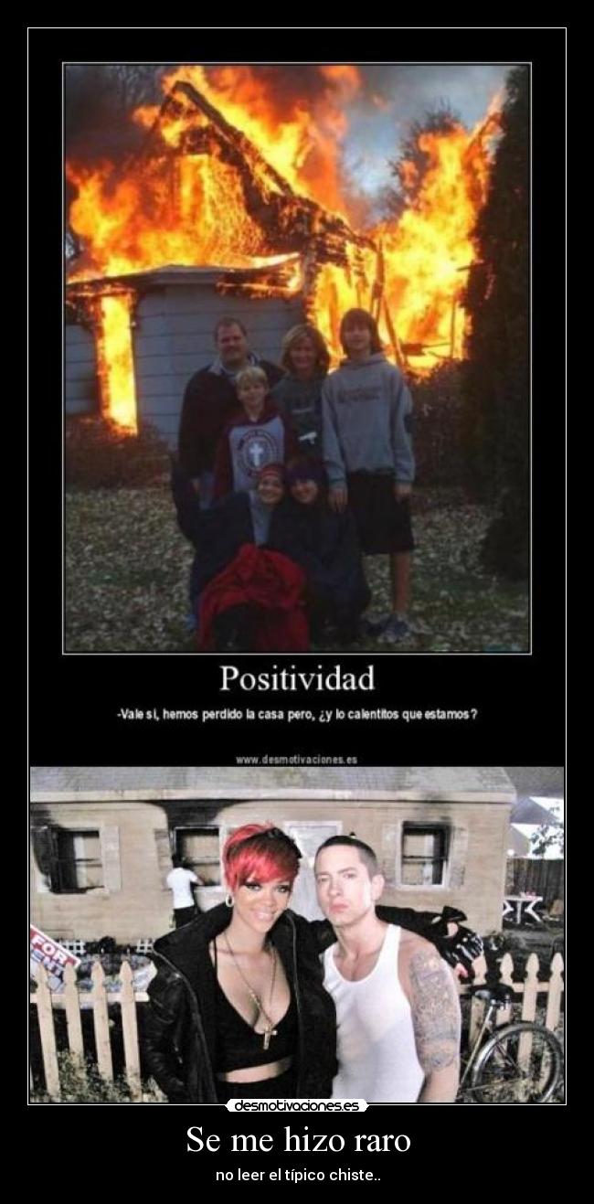 Se me hizo raro - no leer el típico chiste..