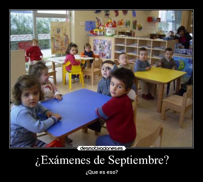 carteles examenes septiembre desmotivaciones