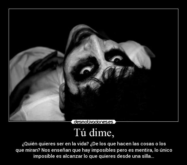 Tú dime, - 