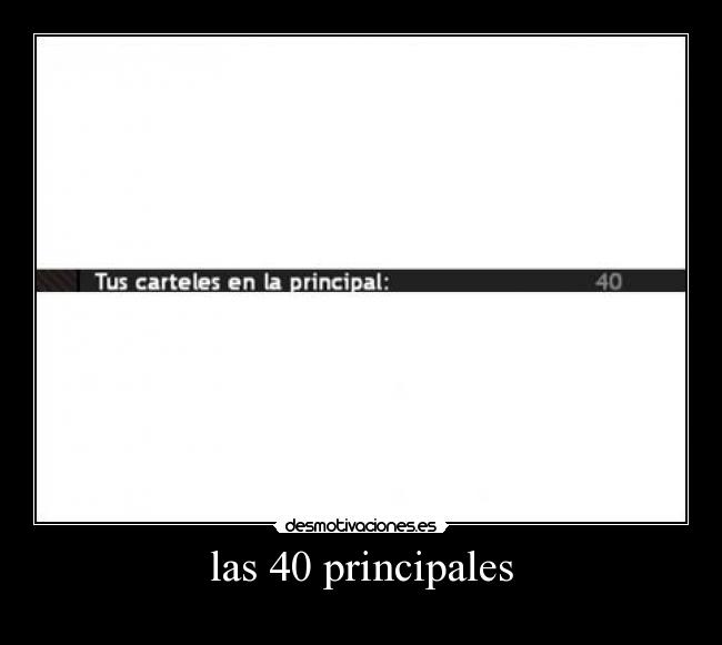 las 40 principales -