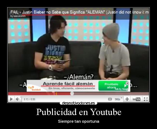 Publicidad en Youtube - 