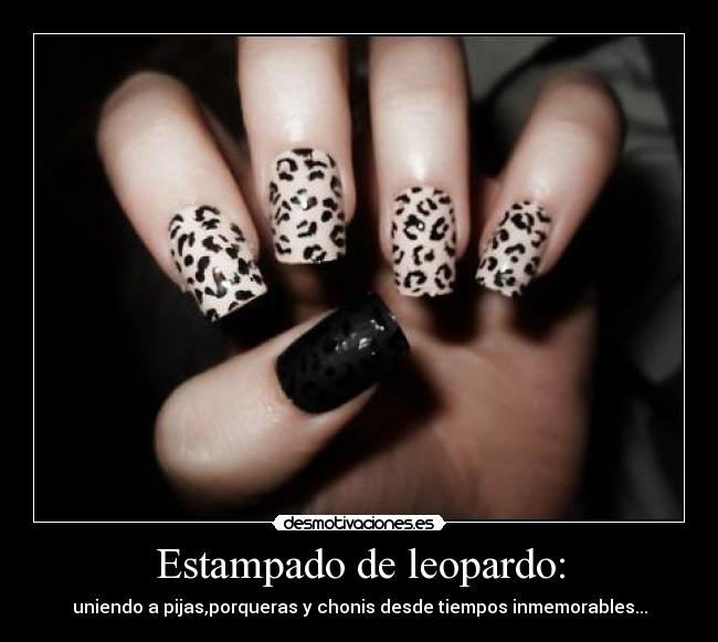 Estampado de leopardo: -