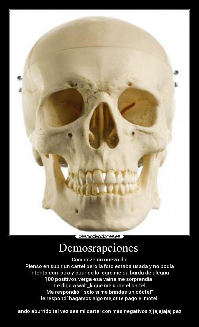 Demosrapciones  - 