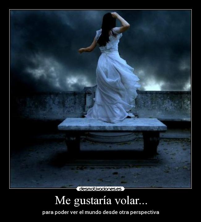 Me gustaría volar... -