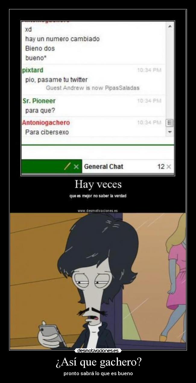 ¿Así que gachero? - 