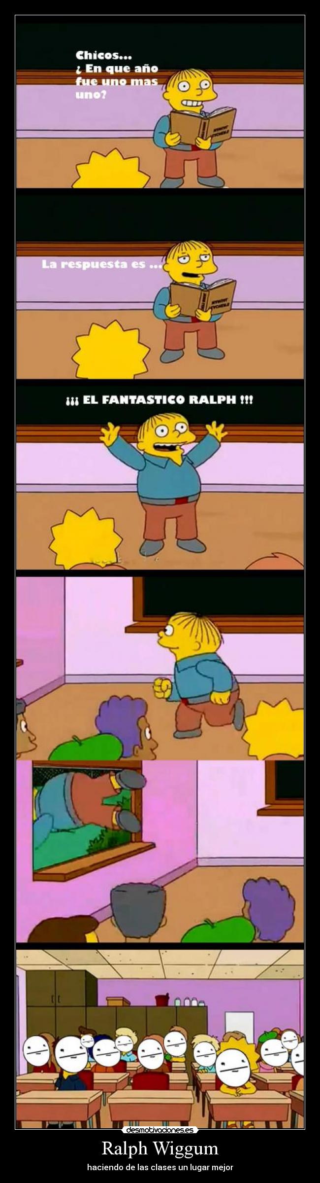 Ralph Wiggum - haciendo de las clases un lugar mejor