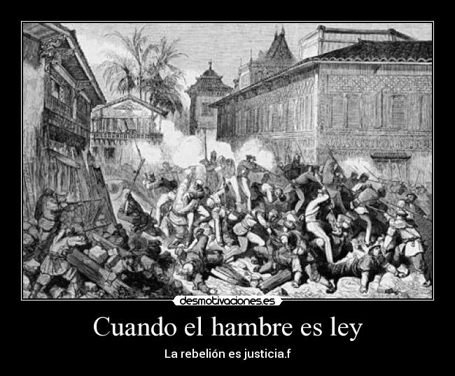 Cuando el hambre es ley - 