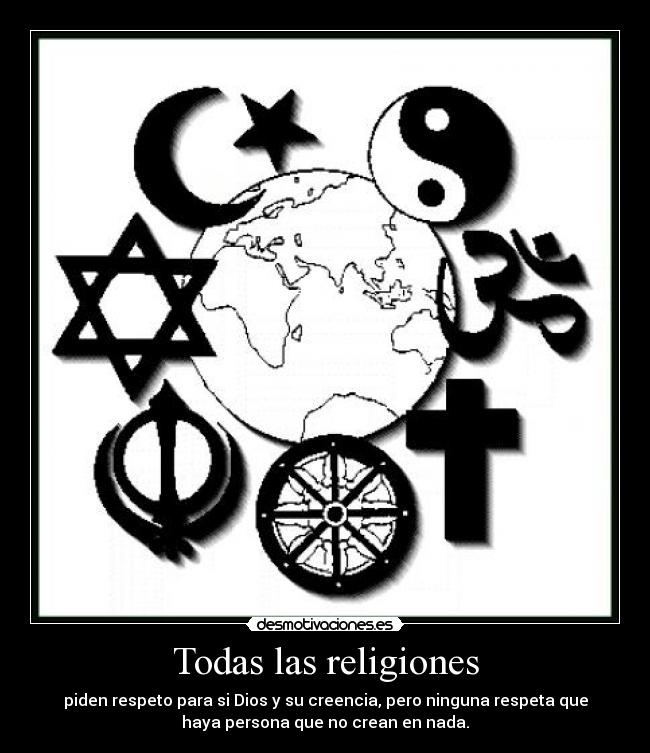 Todas las religiones -