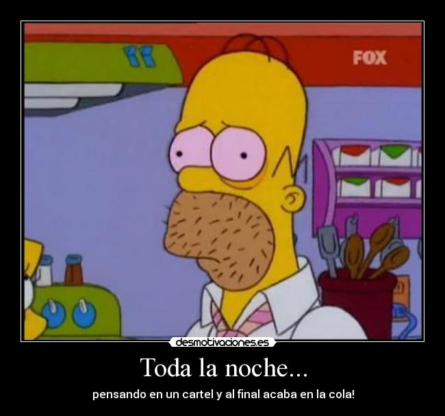 carteles homer cola principal desmotivaciones