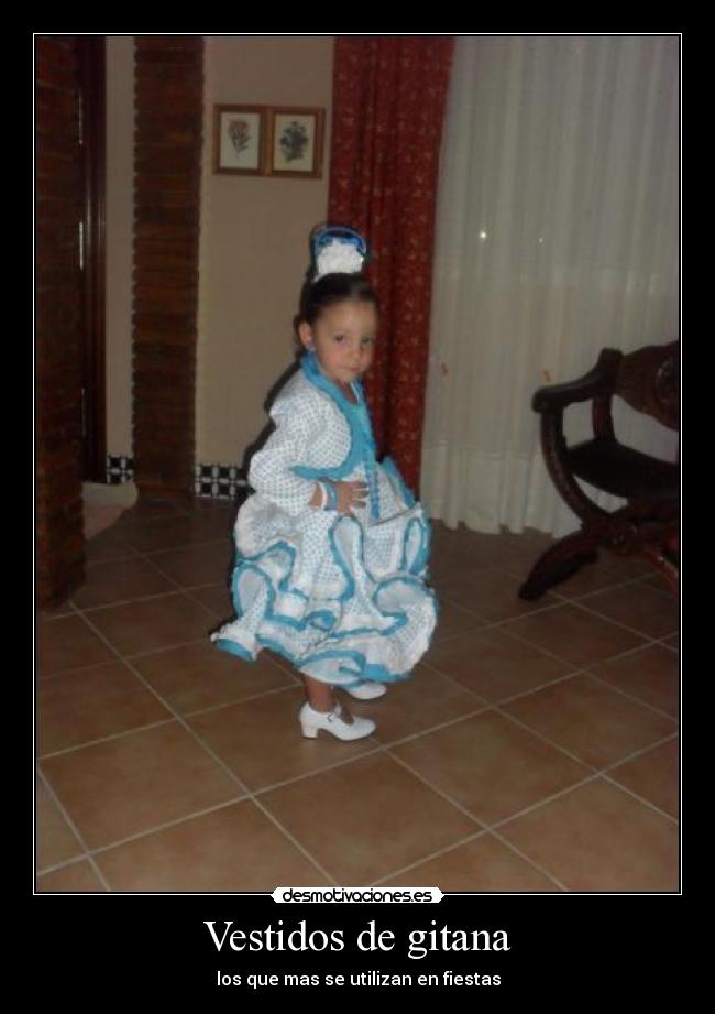 Vestidos de gitana - los que mas se utilizan en fiestas