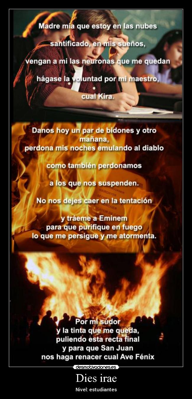 carteles dies irae desmotivaciones