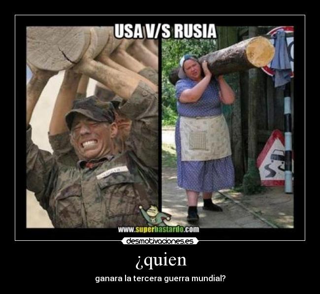 ¿quien - ganara la tercera guerra mundial?