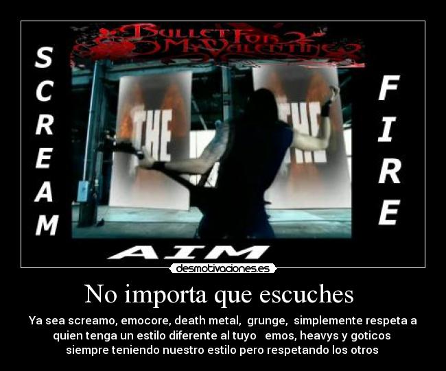 No importa que escuches -