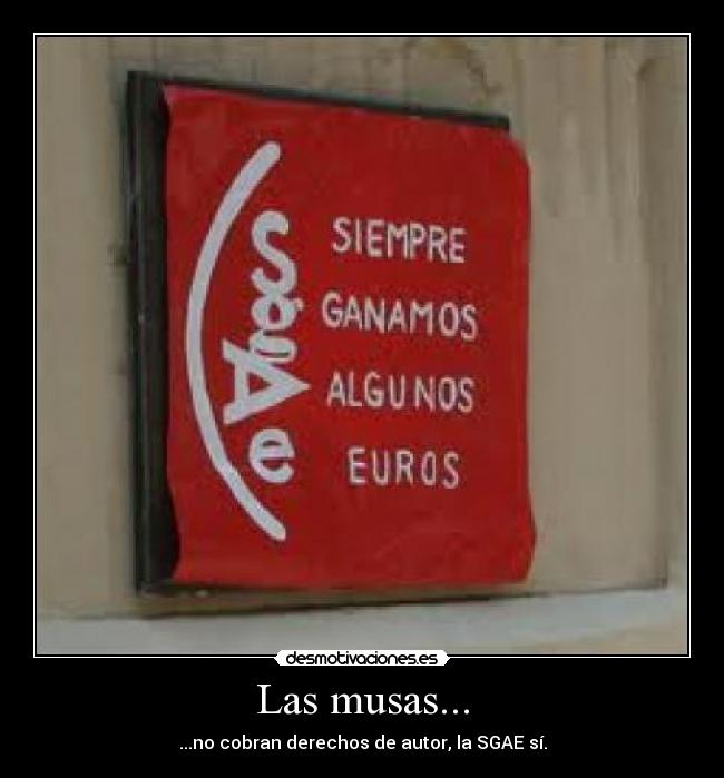 carteles sgae desmotivaciones