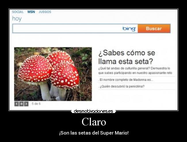 carteles super mario setas desmotivaciones