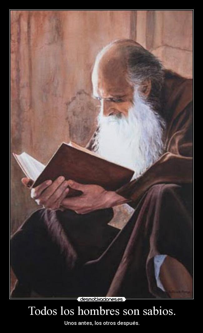 carteles sabio hombre desmotivaciones