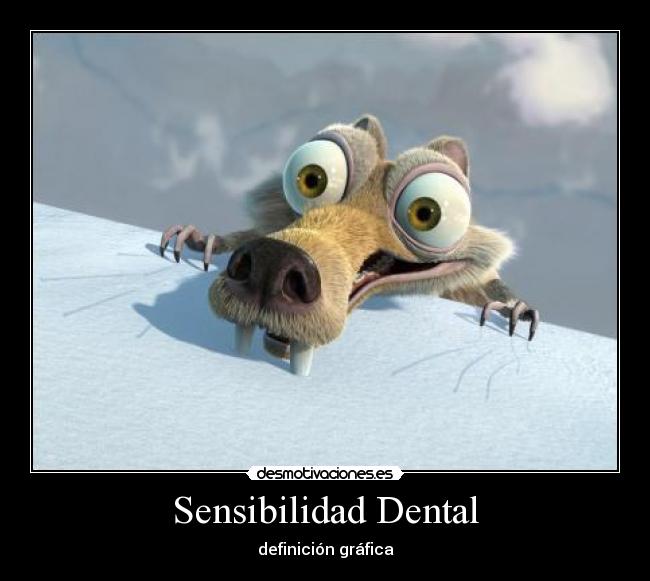Sensibilidad Dental - definición gráfica