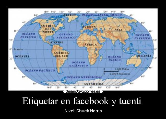 Etiquetar en facebook y tuenti  - Nivel: Chuck Norris