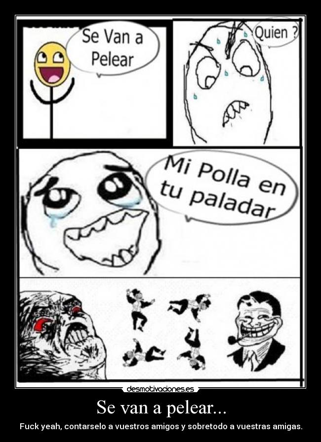 Se van a pelear... - 