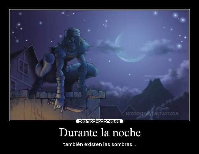 Durante la noche -