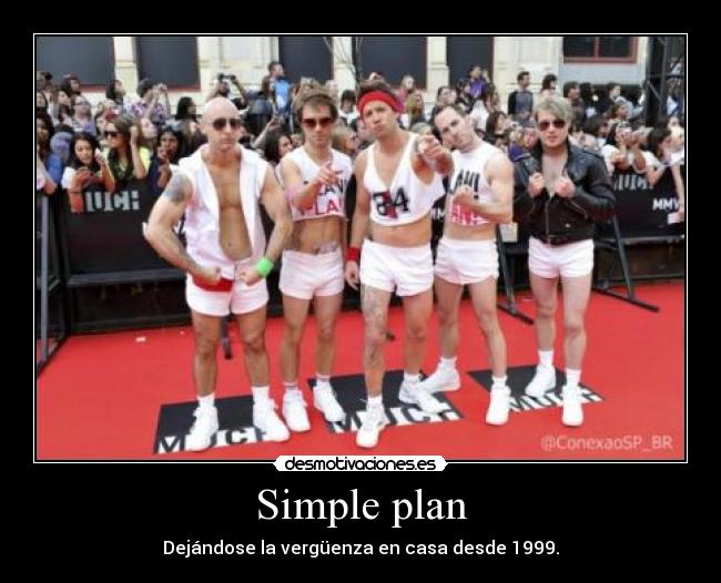 Simple plan - Dejándose la vergüenza en casa desde 1999.