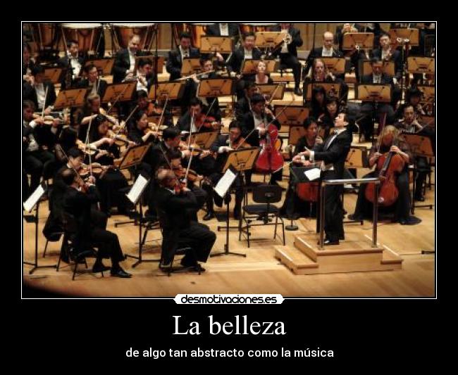 carteles musica belleza orquesta desmotivaciones