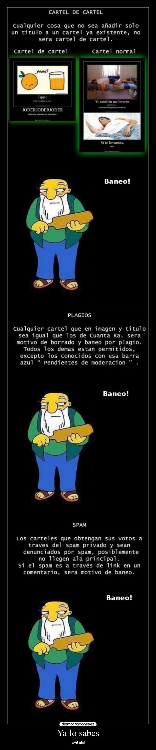 Ya lo sabes - Evitalo!