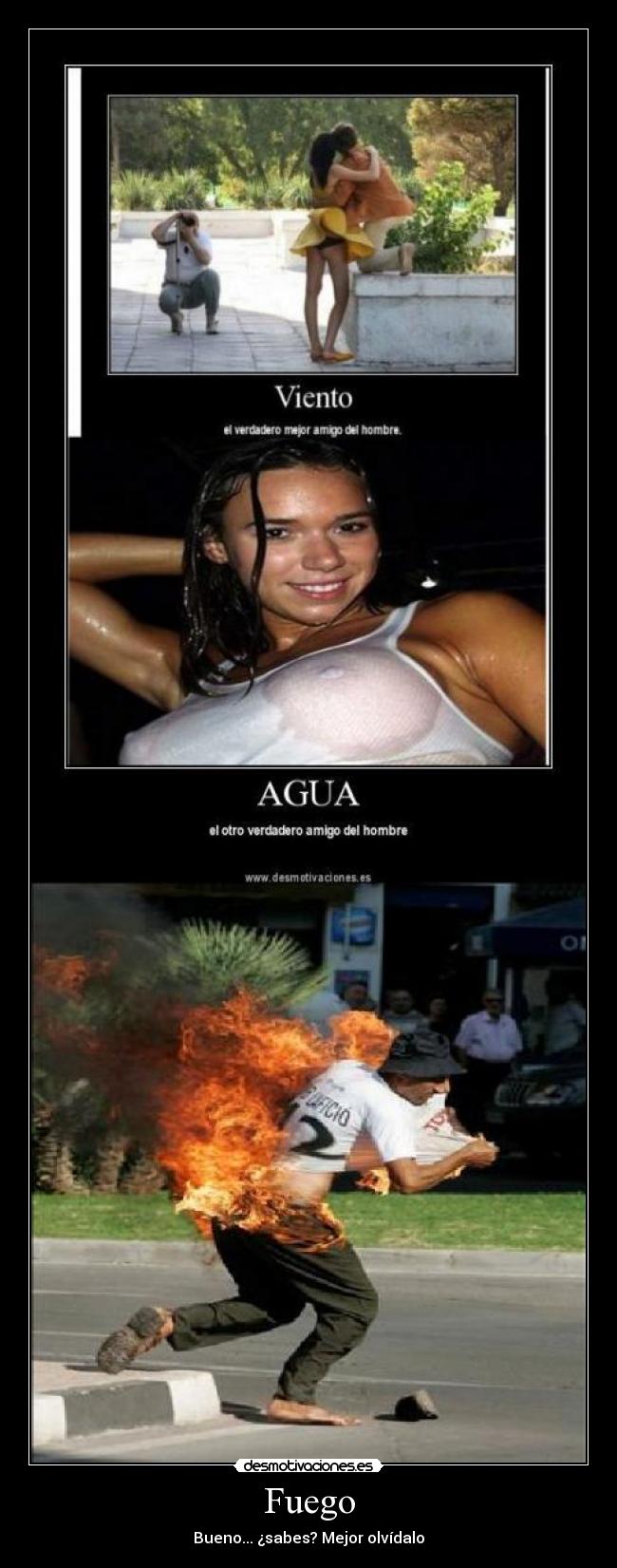 carteles fuego desmotivaciones