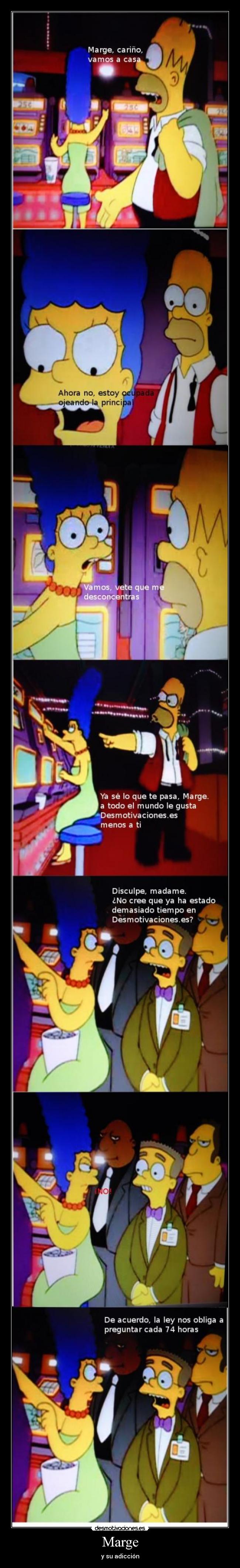 carteles marge adiccion desmotivaciones