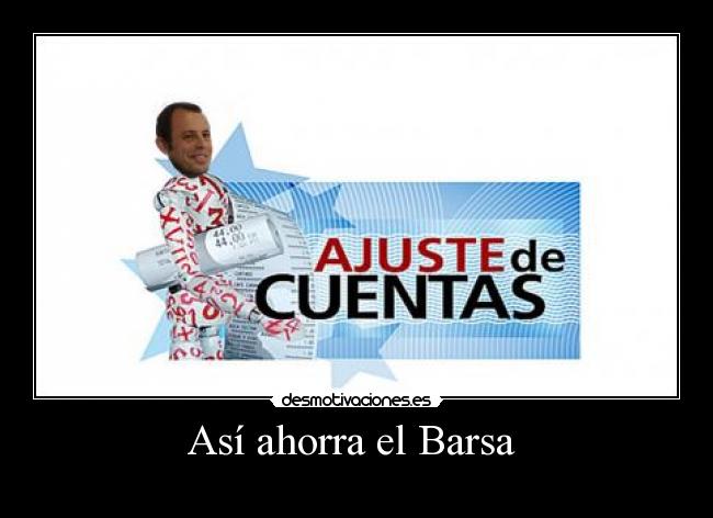 Así ahorra el Barsa -