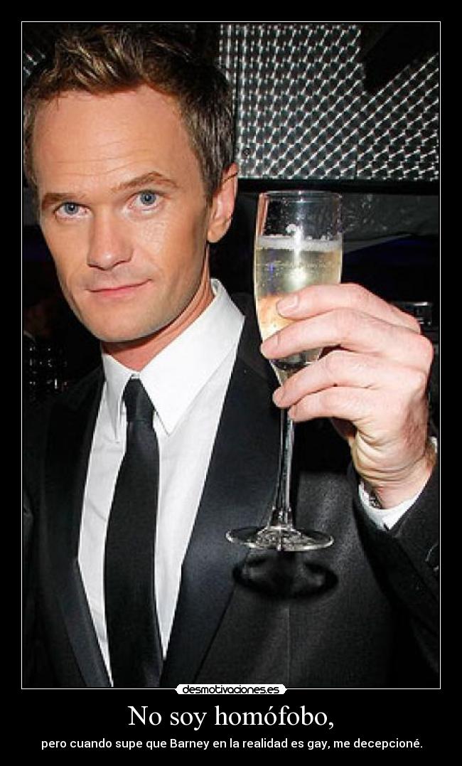 No soy homófobo, - 