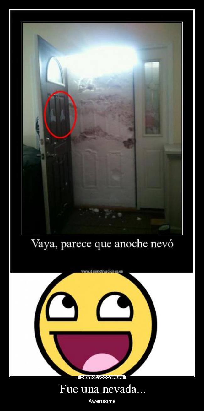Fue una nevada... - 
