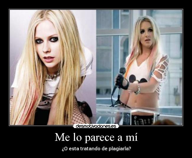 Me lo parece a mí - ¿O esta tratando de plagiarla?