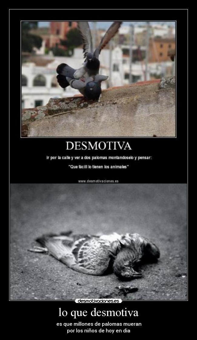 lo que desmotiva -