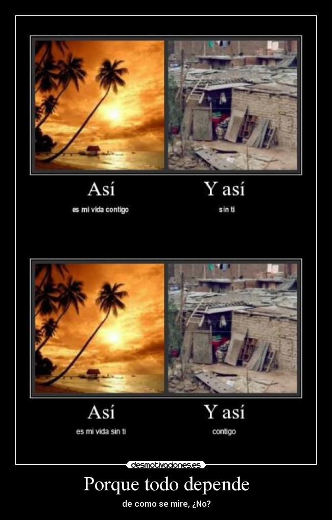 Porque todo depende - 