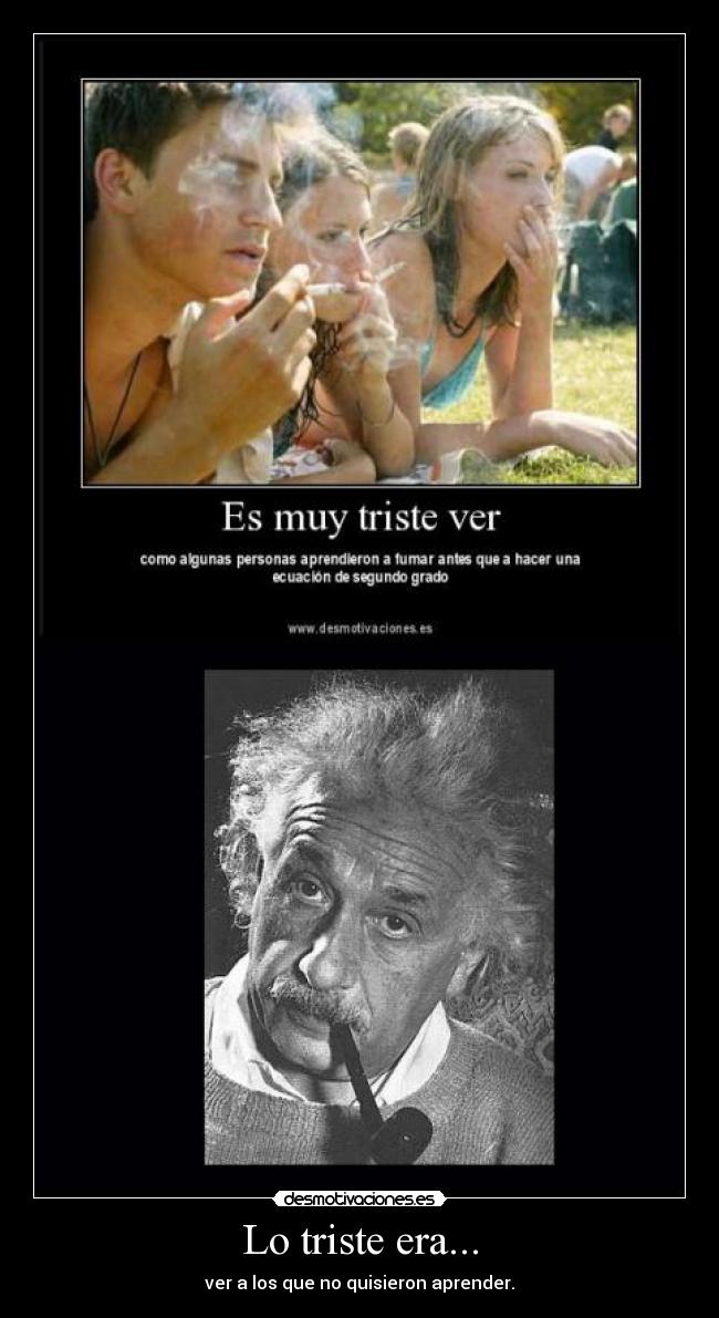 Lo triste era... - 