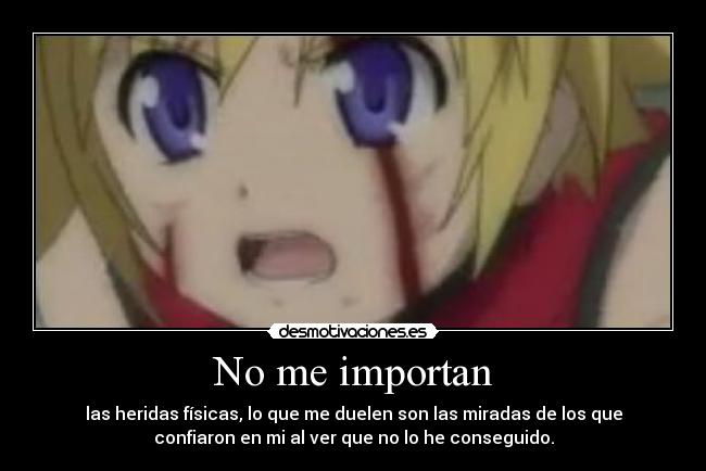 No me importan - 
