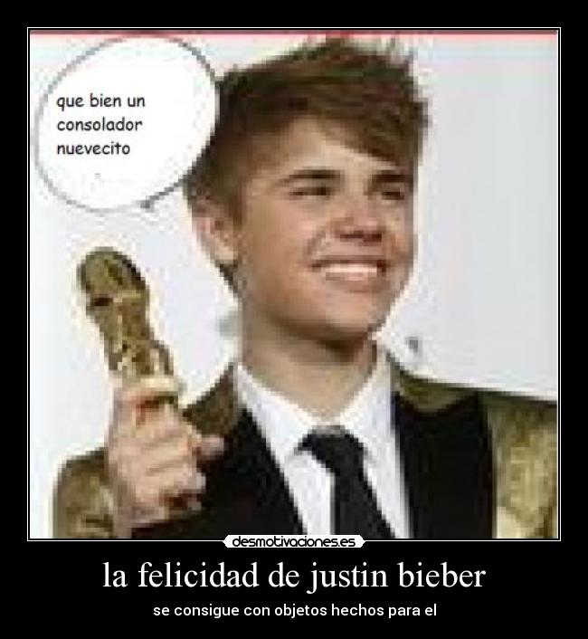 la felicidad de justin bieber -