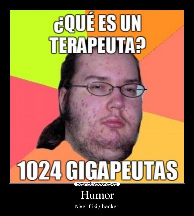 carteles humor gordo granudo friki informatica oredenadores terapeuta desmotivaciones