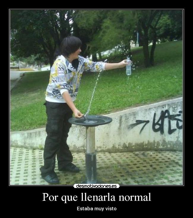 carteles agua botella desmotivaciones