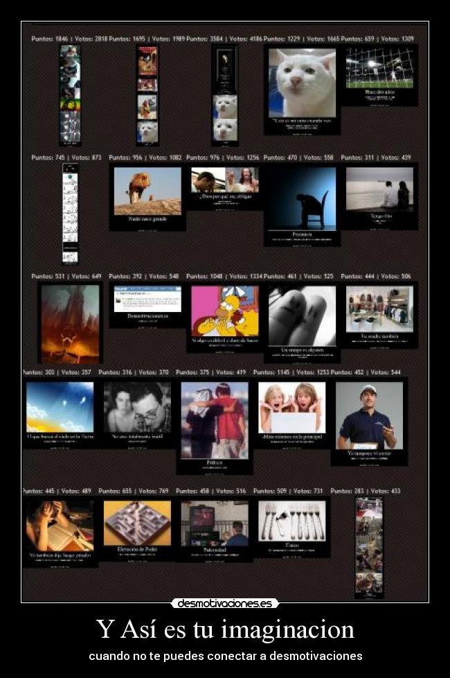 carteles imaginacion ninguna desmotivaciones