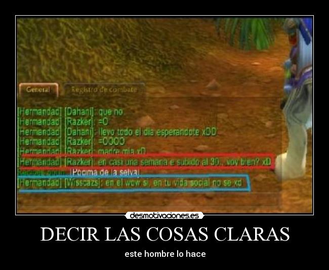 DECIR LAS COSAS CLARAS -