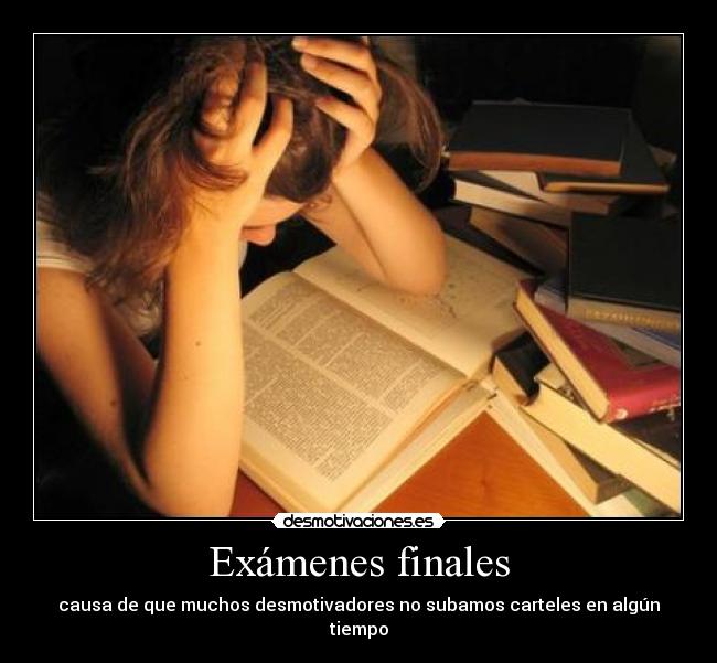 Exámenes finales -