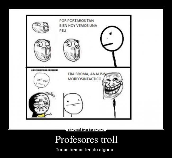 Profesores troll - 