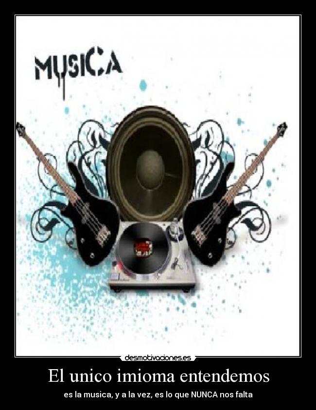 carteles unico idioma que desmotivaciones