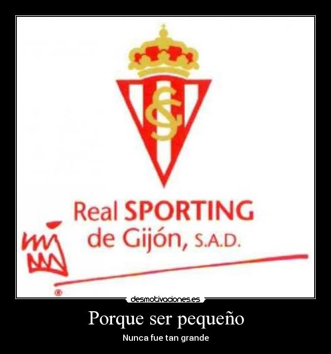 Porque ser pequeño - Nunca fue tan grande