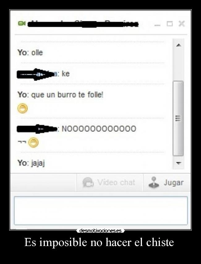 Es imposible no hacer el chiste  - 