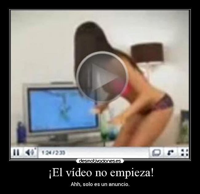 ¡El vídeo no empieza! - 
