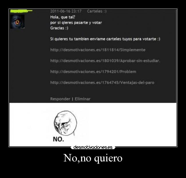 No,no quiero - 